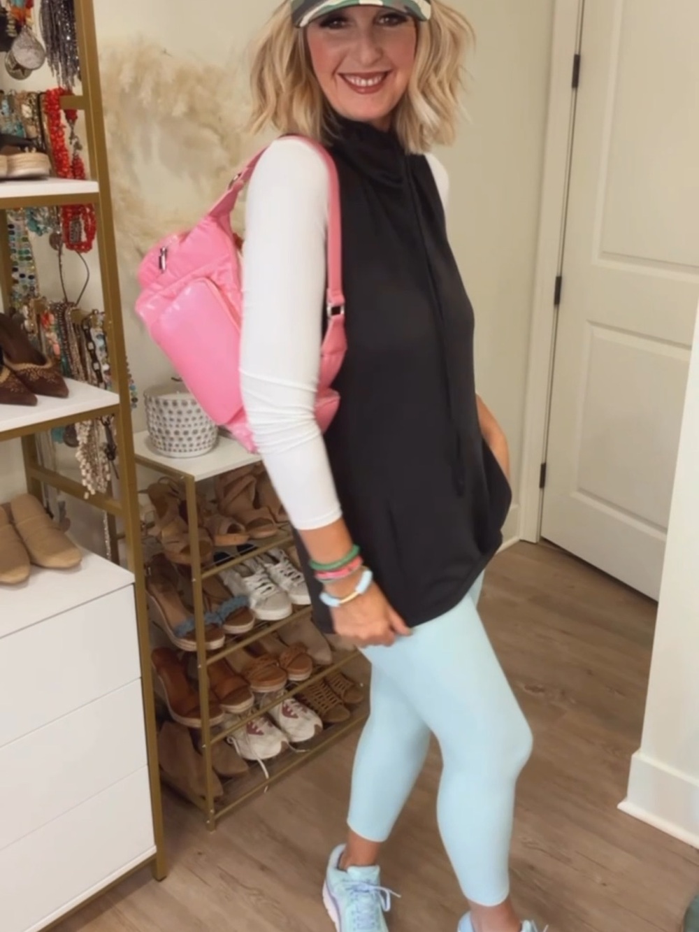 Wild Fable Pink Nylon Puffer Shoulder Bag